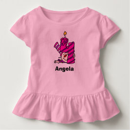 T-shirt Clown rose troisième anniversaire