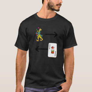 T-shirt Clowns À Gauche Jokers À Droite Coincé Dans