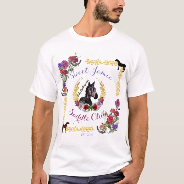 T-shirt club à selle Jamie (Devant)