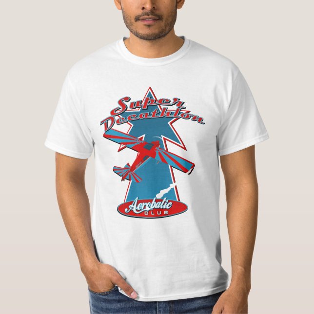 T-shirt Club acrobatique aérien de décathlon superbe (Devant)