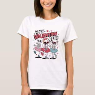 T-shirt Club Anti Saint-Valentin Filles   Février 
