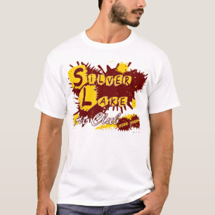 T-shirt Club argenté d'art de lac