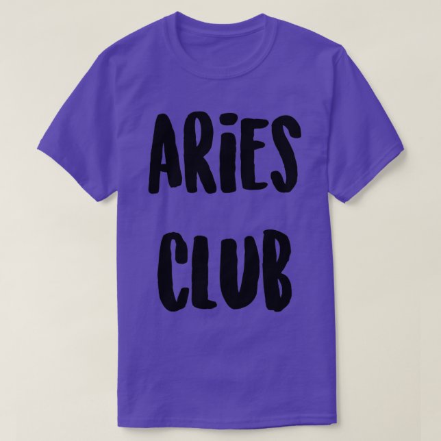 T-shirt Club Aries (Design devant)