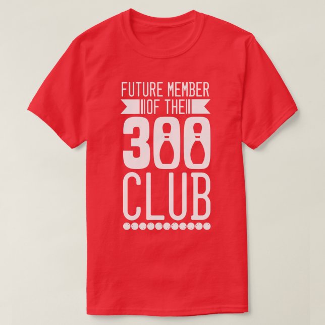 T-shirt Club Bowling 300 (Design devant)