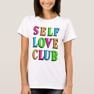 T-shirt Club d'amour personnel Neon Rainbow