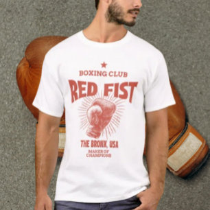 T-shirt Club de boxe Red Fist
