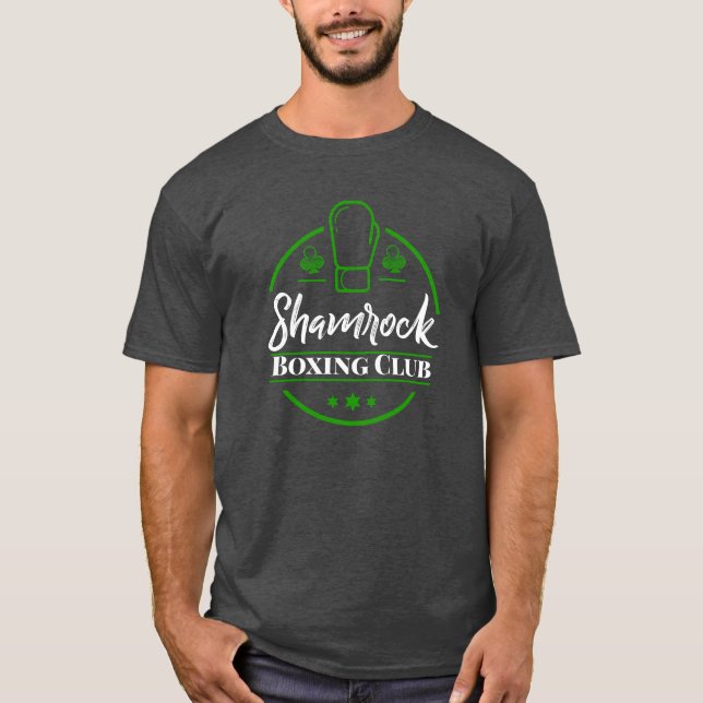 T-shirt Club de boxe Shamrock (Devant)