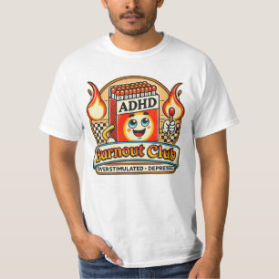 T-shirt club de burnout