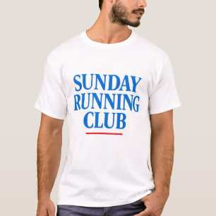 T-shirt Club de course motivant du dimanche Club de course