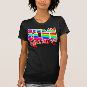T-shirt Club de cri perçant multicolore