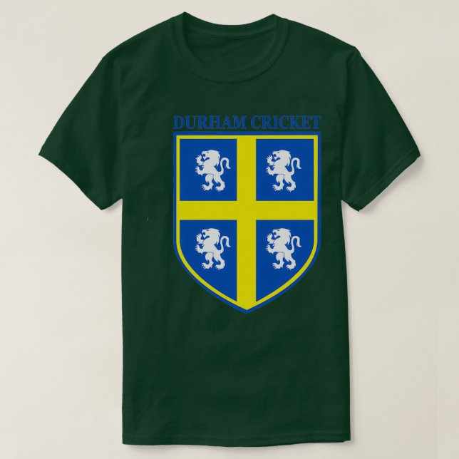 T-shirt Club de cricket du comté de Durham (Design devant)