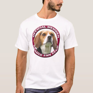 T-shirt Club de fan de beagle