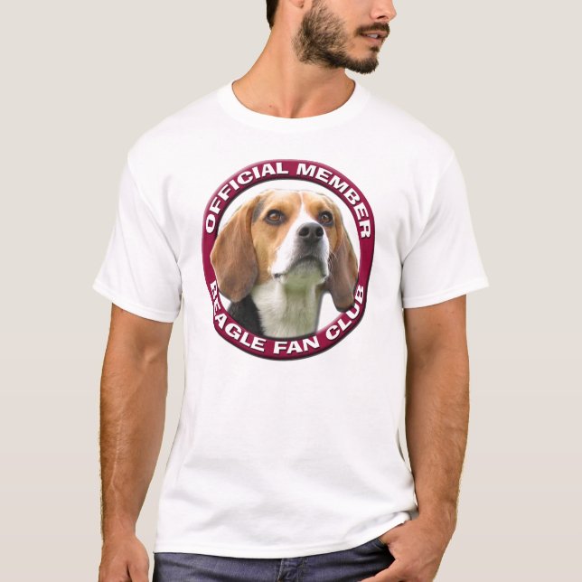 T-shirt Club de fan de beagle (Devant)