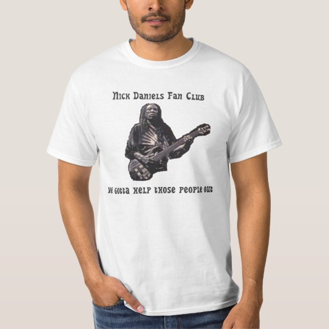 T-shirt Club de fan de Nick Daniels (Devant)