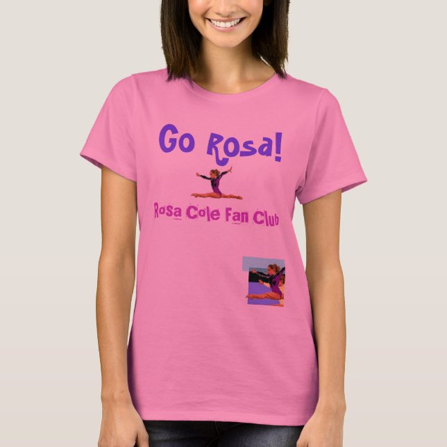 T-shirt Club de fan de Rosa Cole - customisé (Devant)