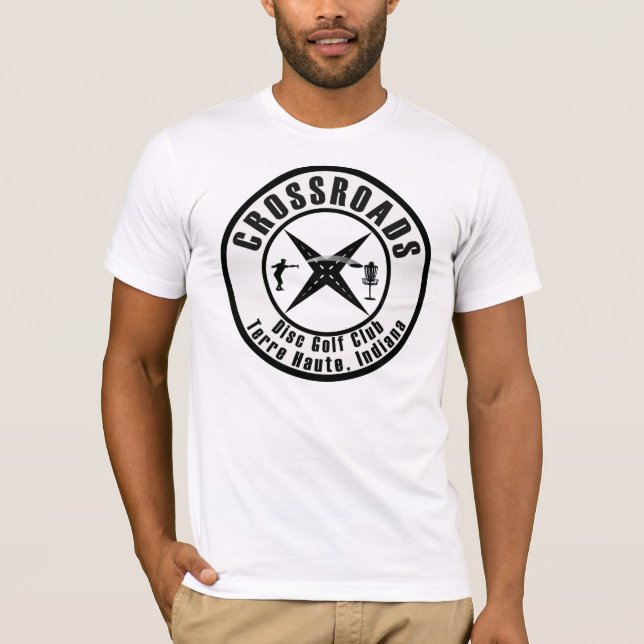 T-shirt Club de golf de disque de carrefours (Devant)