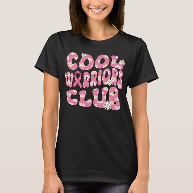 T-shirt club de guerrier cool sensibilisation au cancer du (Devant)