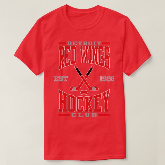 T-shirt Club de hockey Red Wings (Design devant)