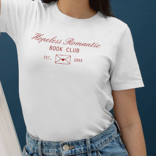T-shirt Club de lecture de romans d'amour mignons