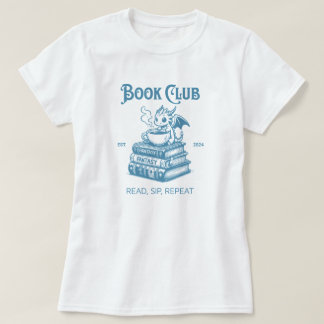 T-shirt Club de lecture Fantasy Amoureux des Dragons