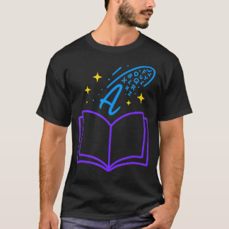 T-shirt Club de lecture Lavender Meteor Stars Lecteurs Enf