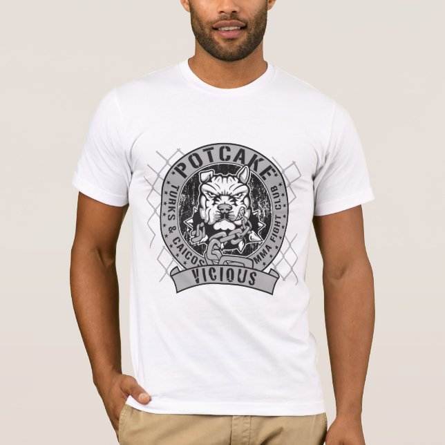 T-shirt Club de MIXED MARTIAL ART de Potcake (Devant)
