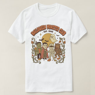 T-shirt Club de Monstres d'Halloween