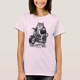 T-shirt Club de moto Chonky-Cat