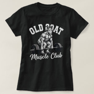 T-shirt Club de musculation du vieux bouc Gym de bodybuild