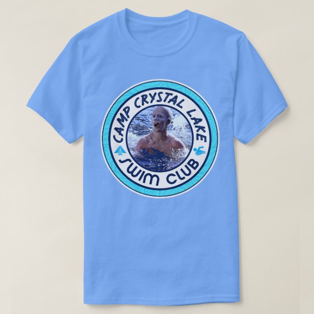 T-shirt Club de natation Camp Crystal Lake (Design devant)