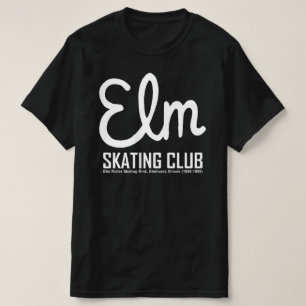 T-shirt Club De Patinage D'Elm, Elmhurst, Illinois (Couleu