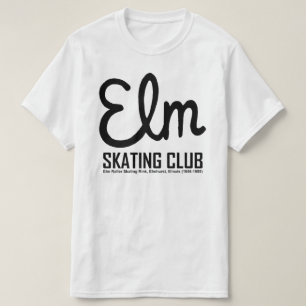 T-shirt Club De Patinage D'Elm, Elmhurst, Illinois (Couleu