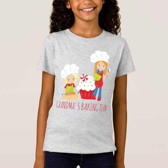 T-Shirt Club de pâtisserie de grand-mère (Devant)