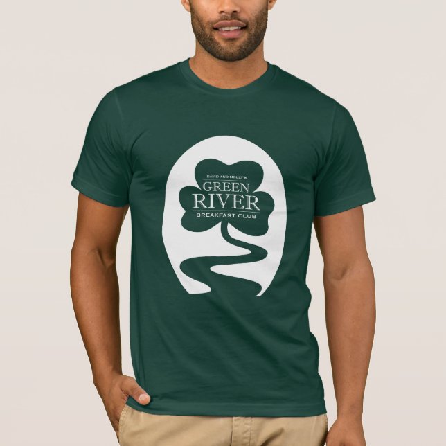 T-shirt Club de petit déjeuner de la rivière Green - (Devant)