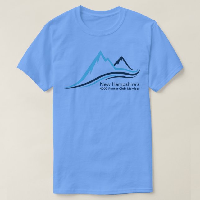 T-shirt Club de pied de page New Hampshire 4000 (Design devant)