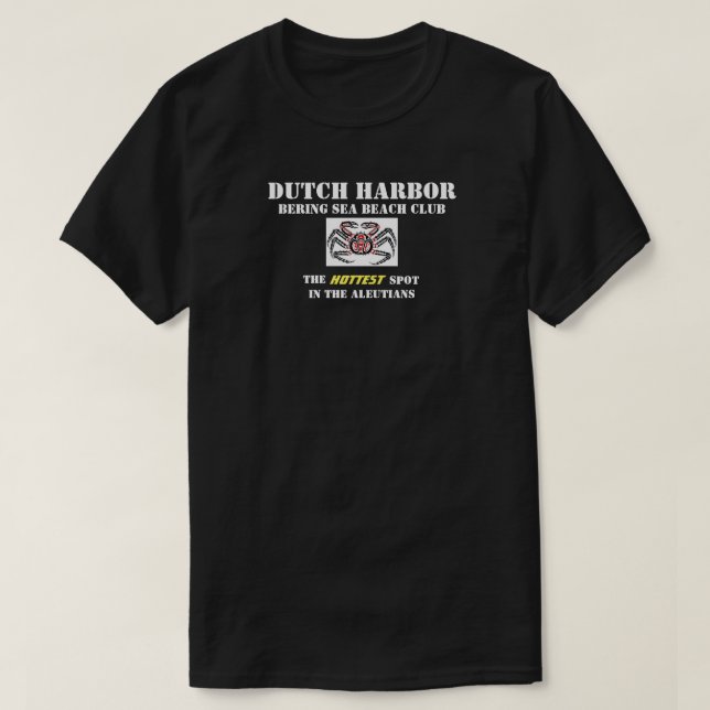 T-shirt Club de plage de mer de Béring (Design devant)