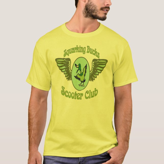 T-shirt Club de Scooter des canards (Devant)