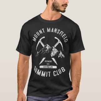 T-shirt Club de sommet du mont Mansfield J'ai gravi le mon