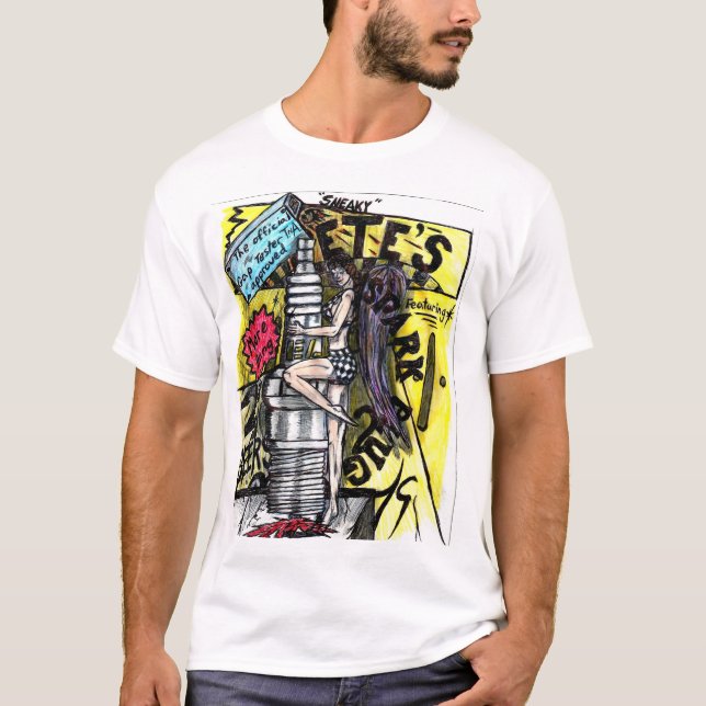T-shirt club de striptease sournois de petes (Devant)