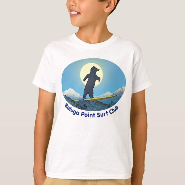 T-shirt Club de Surf Beluga Point (Devant)