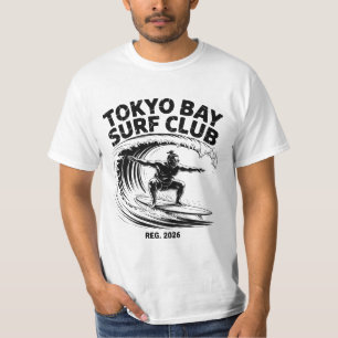 T-SHIRT CLUB DE SURF DE LA BAIE DE TOKYO