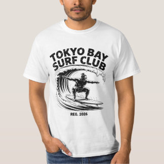 T-SHIRT CLUB DE SURF DE LA BAIE DE TOKYO