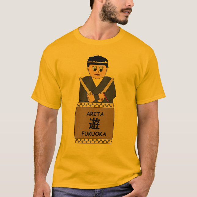 T-shirt Club de tambour de Taiko (Devant)