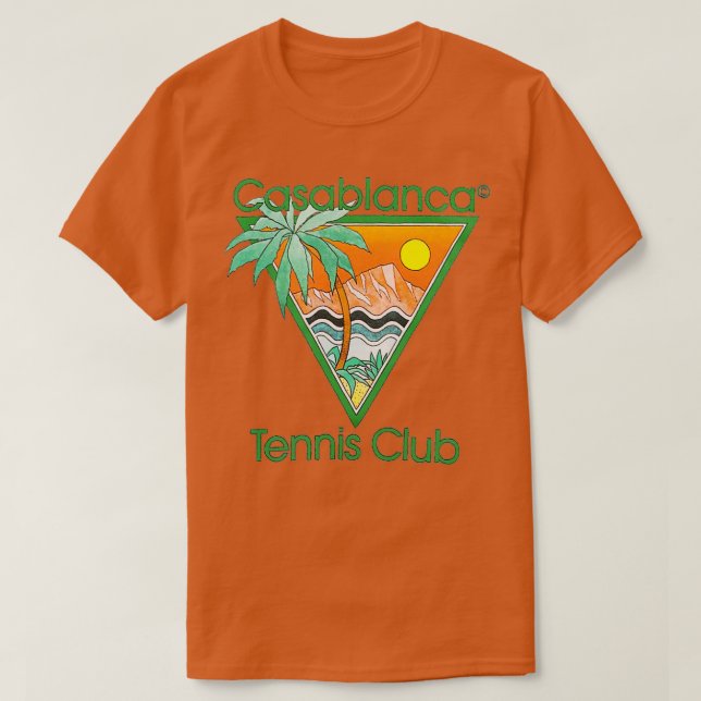 T-shirt Club de tennis de Casablanca (Design devant)