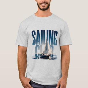 T-shirt Club de Voile Graphique Naute Luxueux
