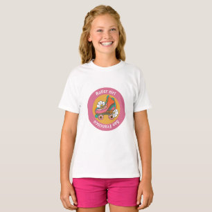 T-shirt club d'équipe féminine rose girly