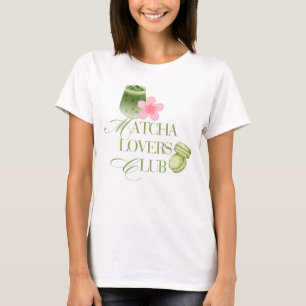 T-shirt Club des Amateurs de Matcha Macarons au Thé Vert &