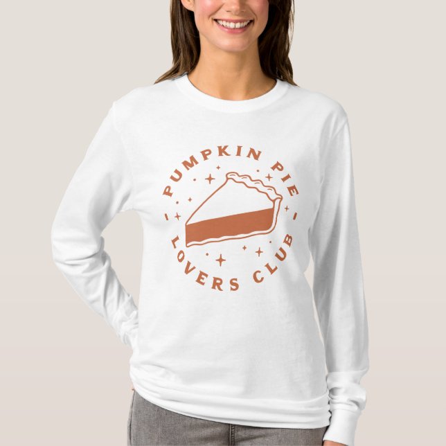 T-shirt Club des amateurs de tartes citrouilles (Devant)