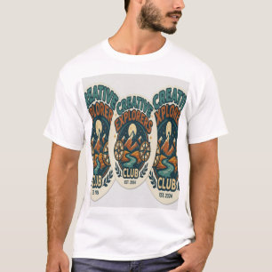 T-shirt Club des Explorateurs Créatifs Vintage Logo Montag