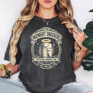 T-shirt Club des Grignoteurs de Minuit Design Rétro Frigo
